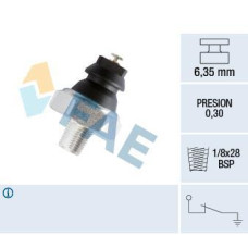 Interruptor de control de la presión de aceite
