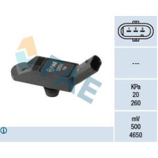 Sensor, presión colector de admisión