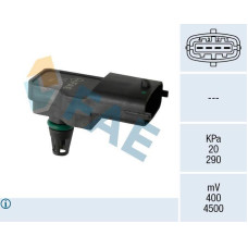 Sensor, presión colector de admisión