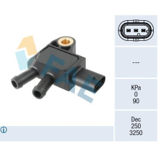 Sensor, presión gas de escape