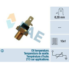 Sensor, temperatura del aceite