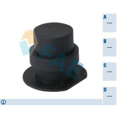 Tapón, brida de refrigerante
