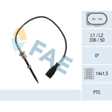 Sensor, temp. gas escape