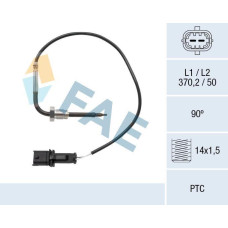 Sensor, temp. gas escape