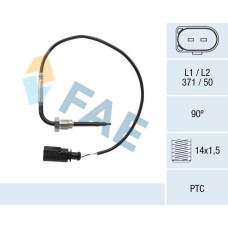 Sensor, temp. gas escape