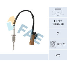 Sensor, temp. gas escape