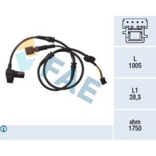 Sensor, revoluciones de la rueda