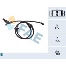 Sensor, revoluciones de la rueda