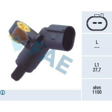 Sensor, revoluciones de la rueda