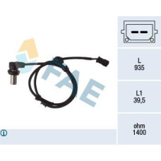 Sensor, revoluciones de la rueda