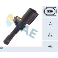 Sensor, revoluciones de la rueda
