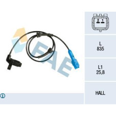 Sensor, revoluciones de la rueda