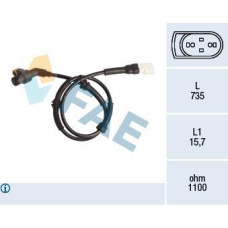 Sensor, revoluciones de la rueda