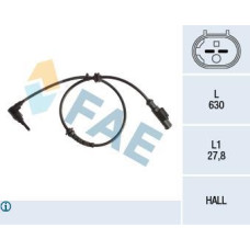 Sensor, revoluciones de la rueda