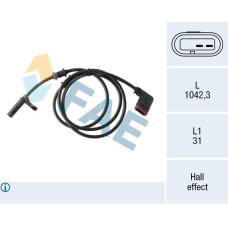 Sensor, revoluciones de la rueda