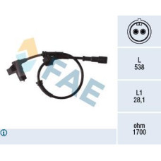 Sensor, revoluciones de la rueda