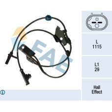 Sensor, revoluciones de la rueda