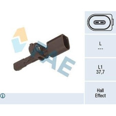 Sensor, revoluciones de la rueda