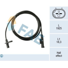 Sensor, revoluciones de la rueda