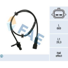 Sensor, revoluciones de la rueda