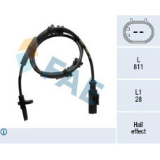 Sensor, revoluciones de la rueda