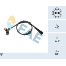 Sensor, revoluciones de la rueda