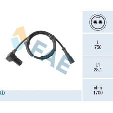 Sensor, revoluciones de la rueda