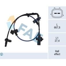 Sensor, revoluciones de la rueda