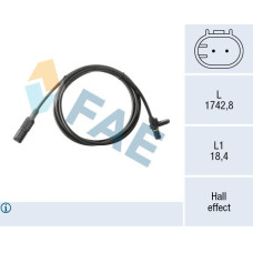 Sensor, revoluciones de la rueda
