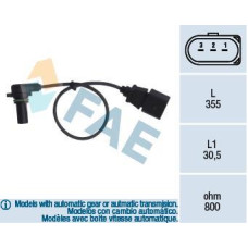 Sensor de revoluciones, caja automática