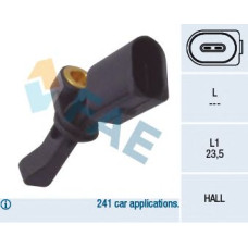 Sensor, revoluciones de la rueda