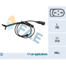 Sensor, revoluciones de la rueda