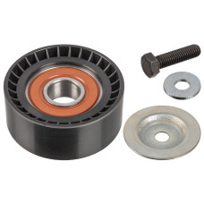 Polea inversion/guia, correa poli V