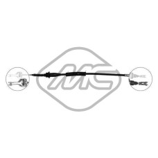 Cable de accionamiento, accionamiento del embrague