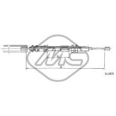 Cable de accionamiento, accionamiento del embrague