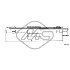 Cable de accionamiento, accionamiento del embrague